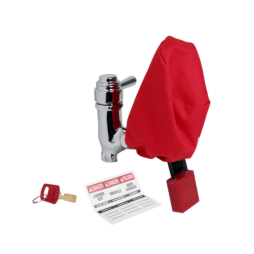 Bubbler Lock Out Device with Padlock