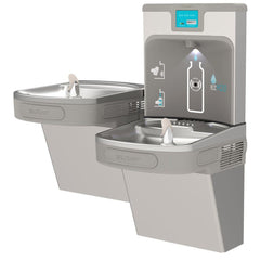 Elkay LZSTL8WSSP Enhanced ezH2O Bilevel Water Cooler with Bottle Filler Stainless Steel