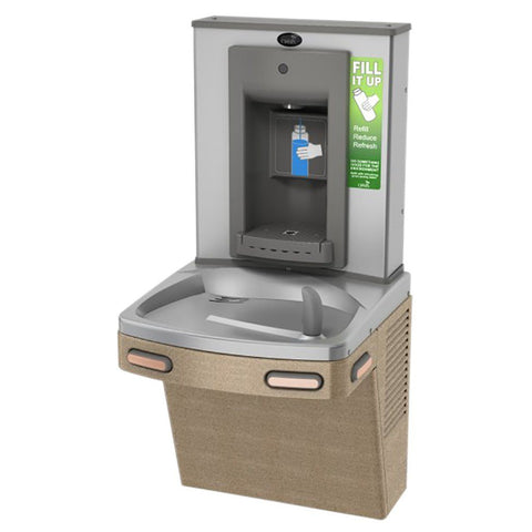 Oasis PGSBF Drinking Fountain with Manual Bottle Filler Sandstone