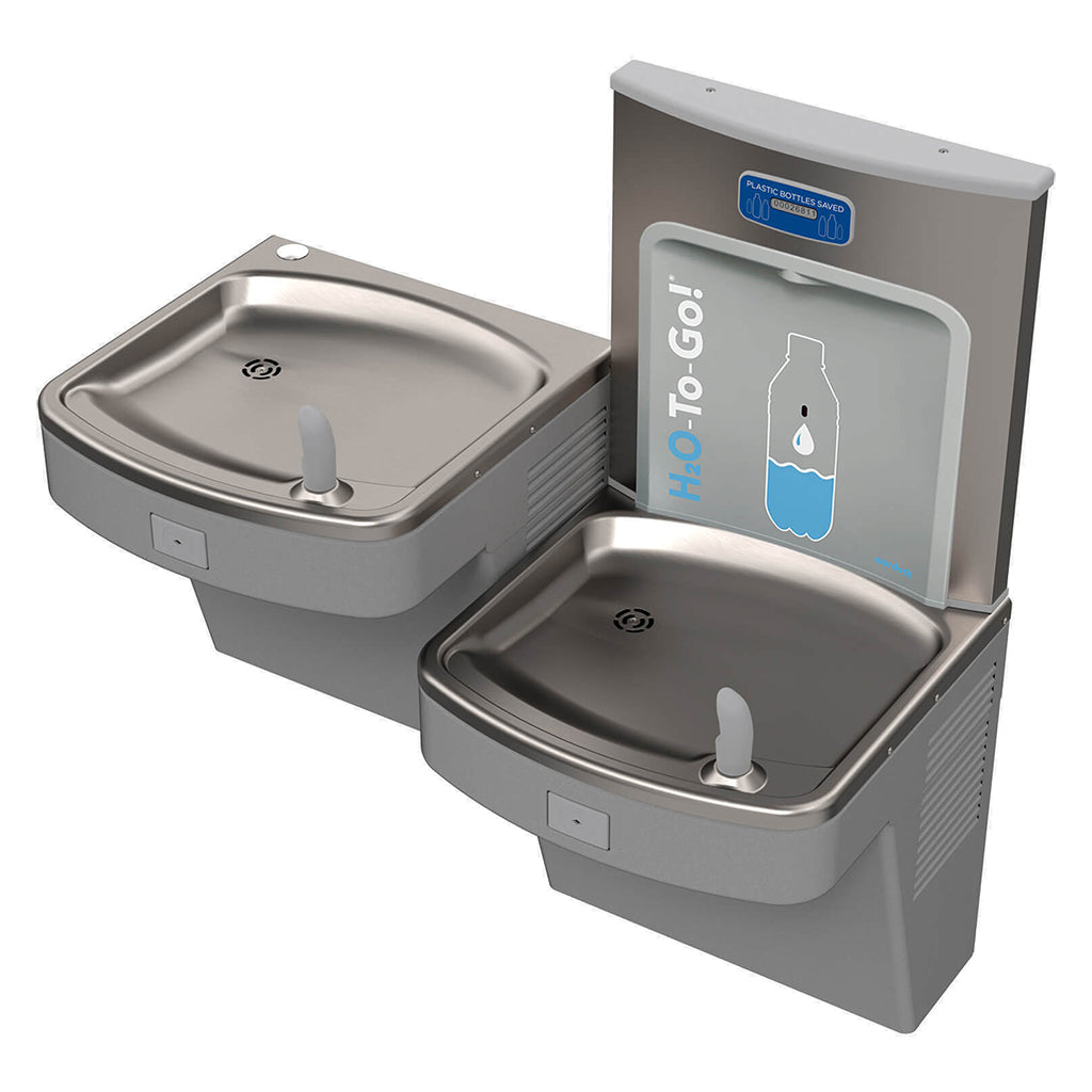 Murdock A172408F-UG-BF12 Bilevel Water Cooler with Sensor Bottle Filler Stainless Steel
