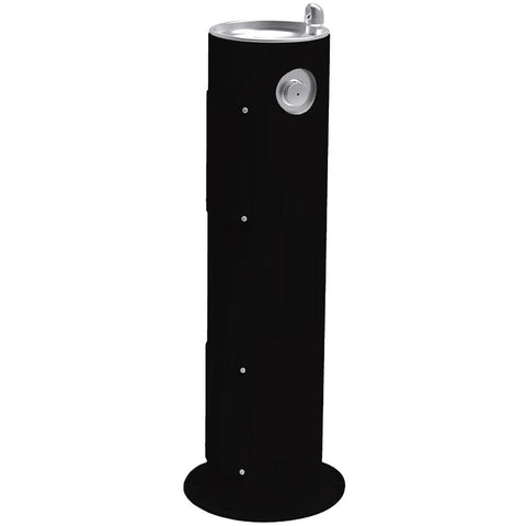 Elkay Outdoor Pedestal Drinking Fountain Black