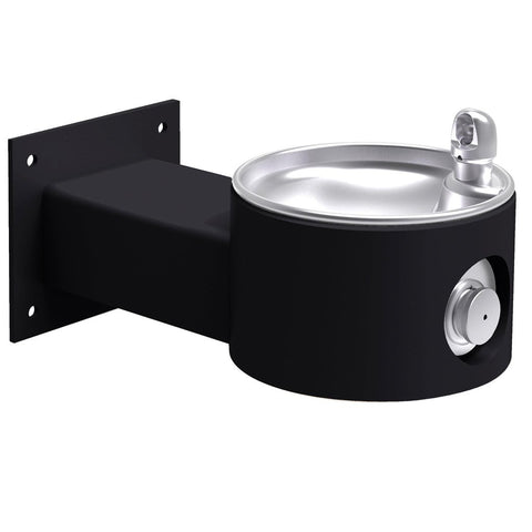 Elkay Outdoor Wall Mount Drinking Fountain Black