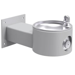 Elkay Outdoor Wall Mount Drinking Fountain Gray