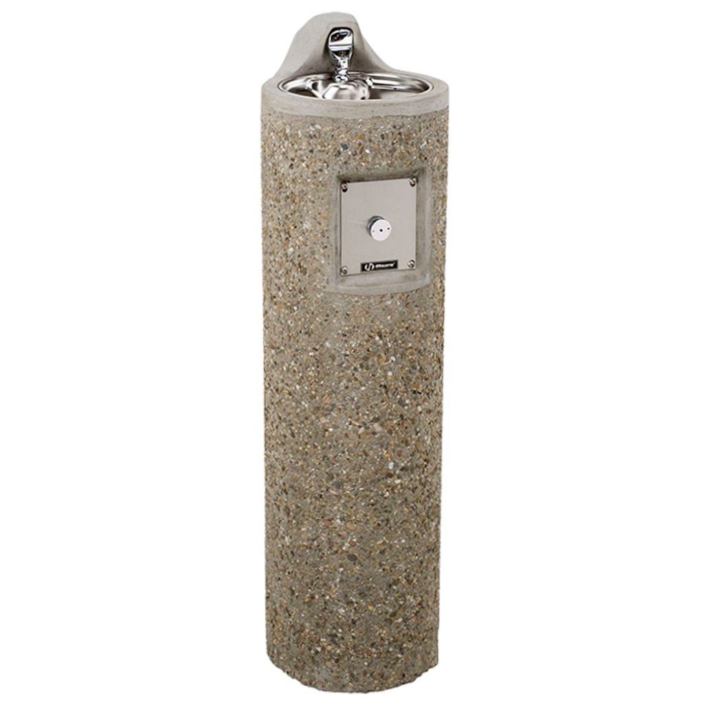 Haws Outdoor Stone Pedestal Drinking Fountain