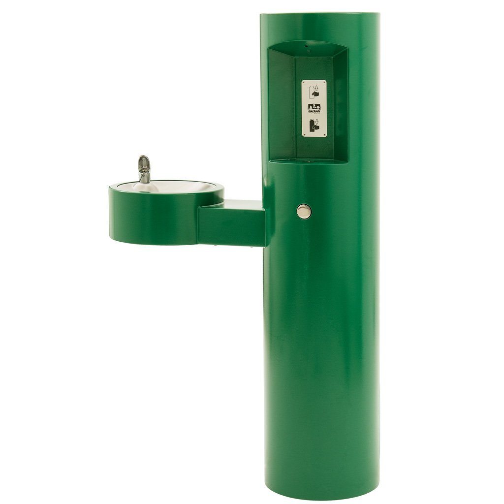 Murdock Barrier-Free Round Pedestal Drinking Fountain with Bottle Filler