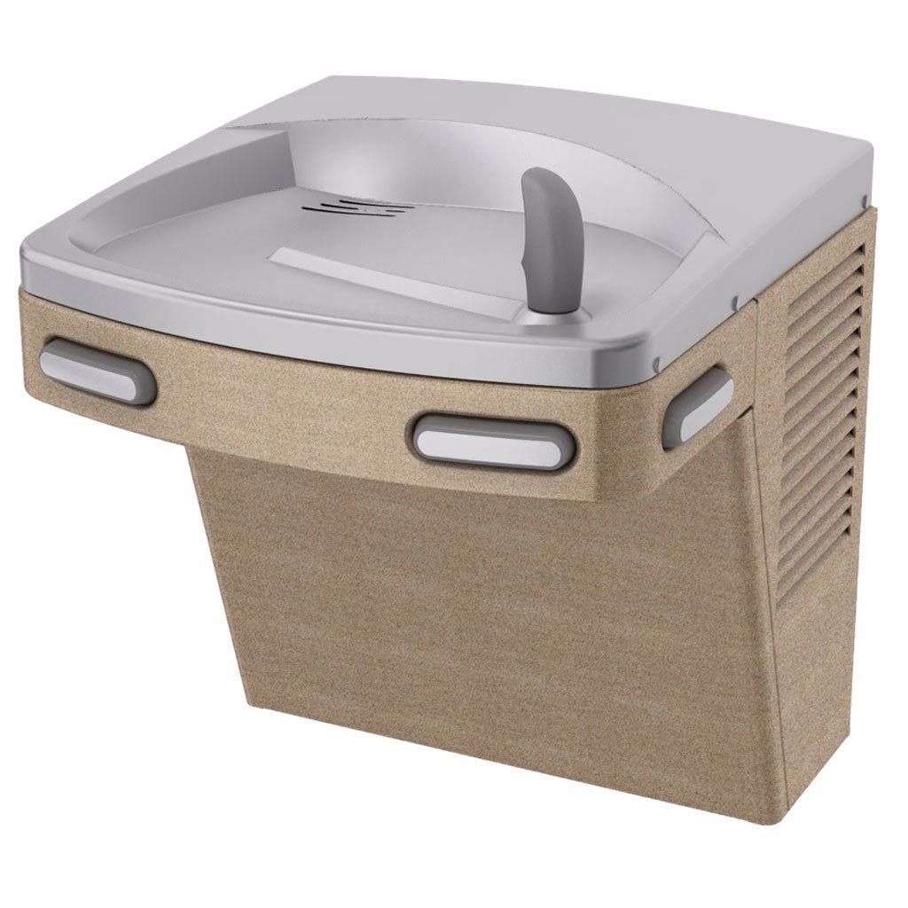 Oasis Water Fountain ADA Wall Mount Powder Coated Sandstone Panels
