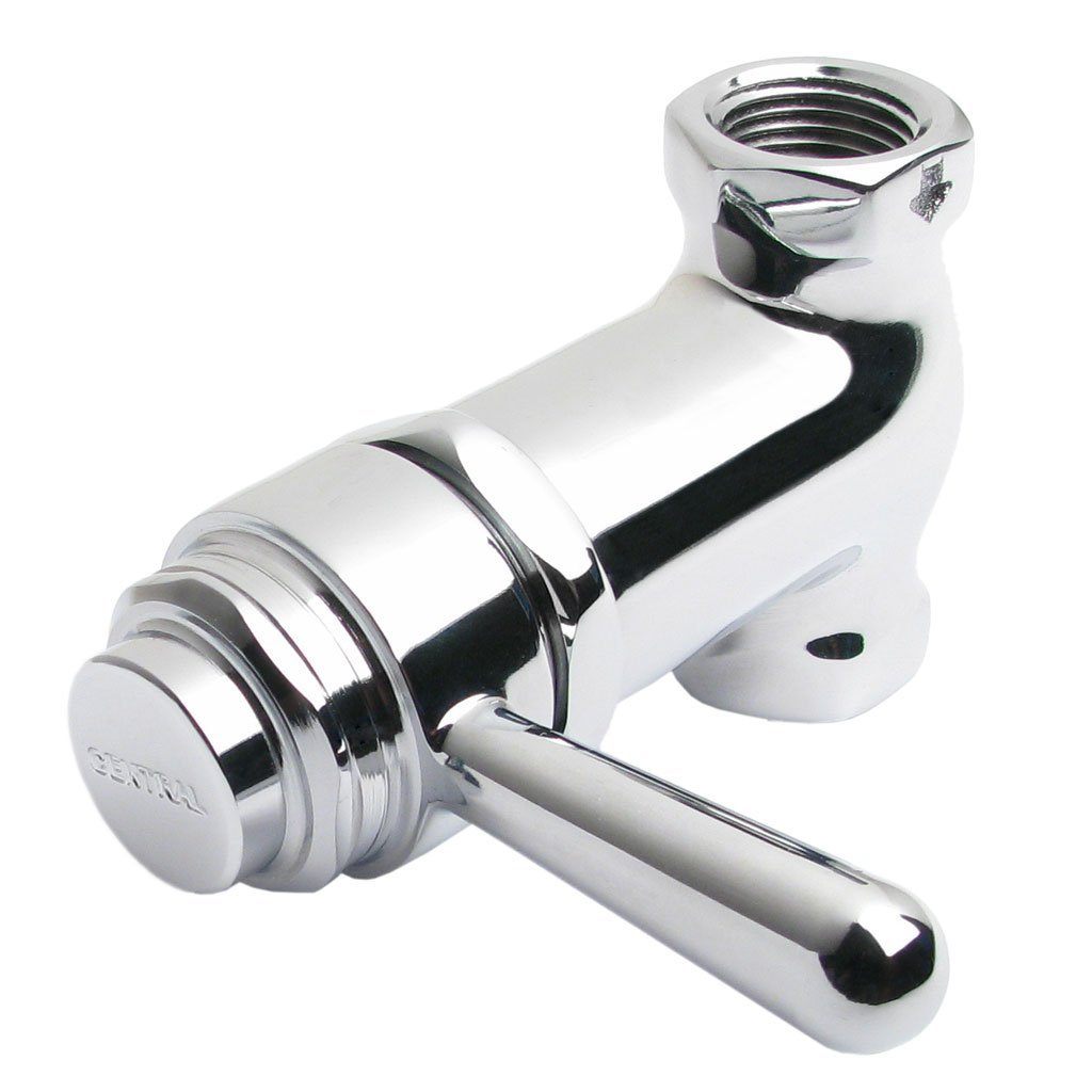 Self Closing Valve with Lever Handle Chrome Plated 1/2”
