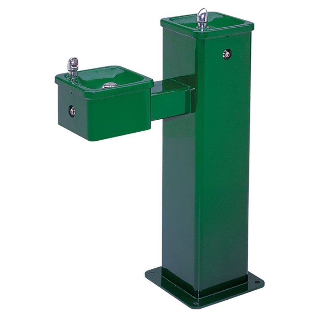 Freeze Resistant Bi-Level Square Haws Drinking Fountain
