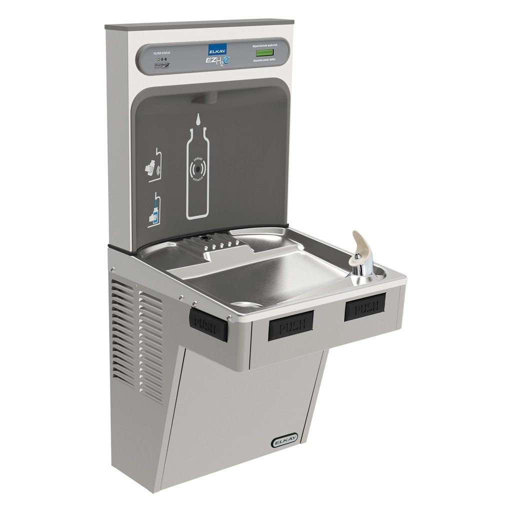 Single ADA Water Cooler and EZH2O Bottle Filling Station