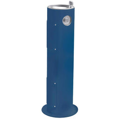 Elkay Outdoor Pedestal Drinking Fountain Blue