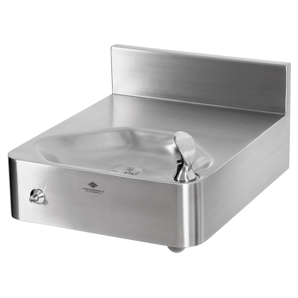 Murdock Drinking Fountain for Rear Mount Stainless Steel Finish